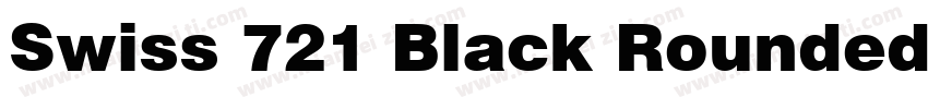 Swiss 721 Black Rounded BT字体转换